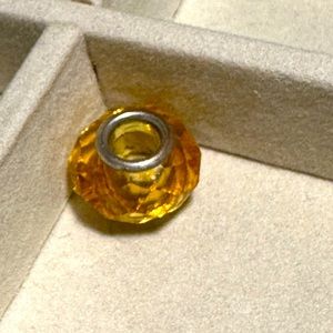 Brighton Large yellow gold charm bead for necklace or charm bracelet